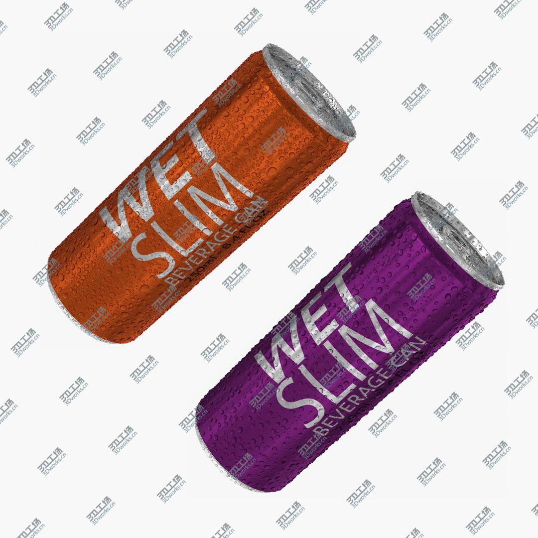 images/goods_img/20210313/250ml 8.4oz Wet Slim Beverage Can Collection 3D/1.jpg